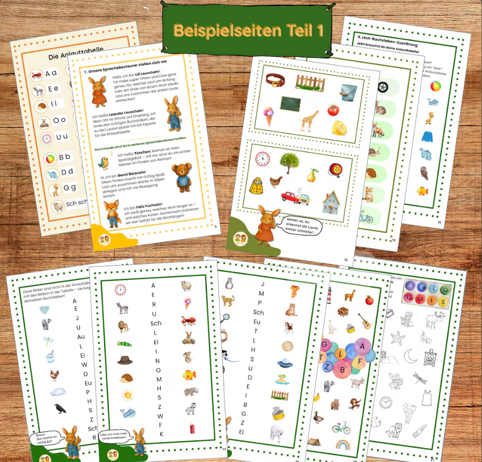 Mein Anlaut-Abenteuer – Mit Leo & Lotti spielerisch lesen lernen