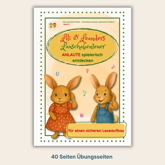 Heft 1: Anlaute • Unterstützt das sichere Hören und Unterscheiden von Lauten.