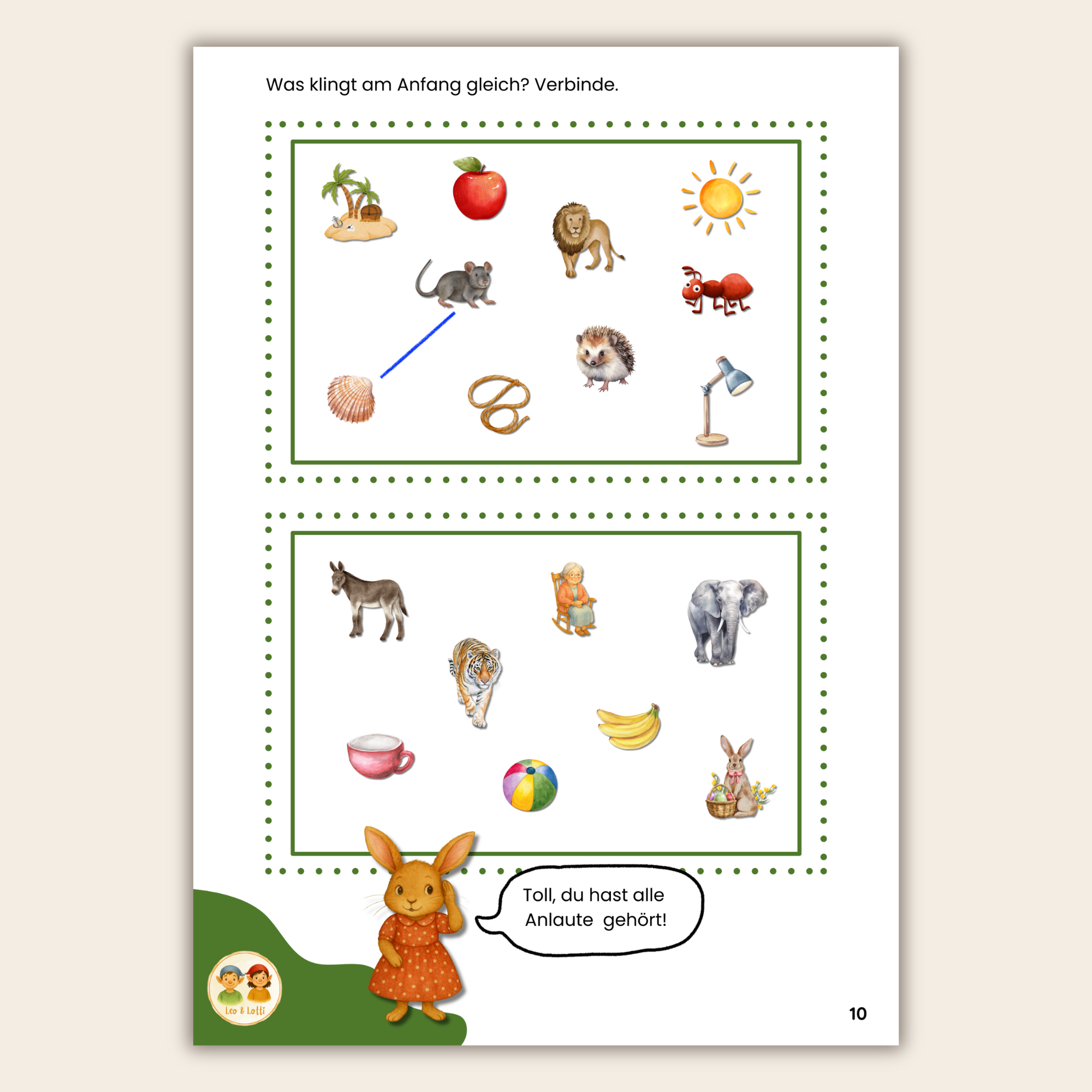 Heft 1 – Anlaute: Lili & Leanders Lauschabenteuer