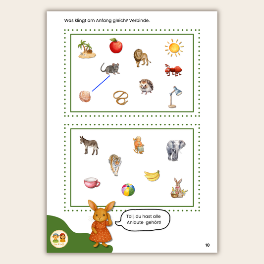 Heft 1 – Anlaute entdecken: Lili & Leanders Lauschabenteuer