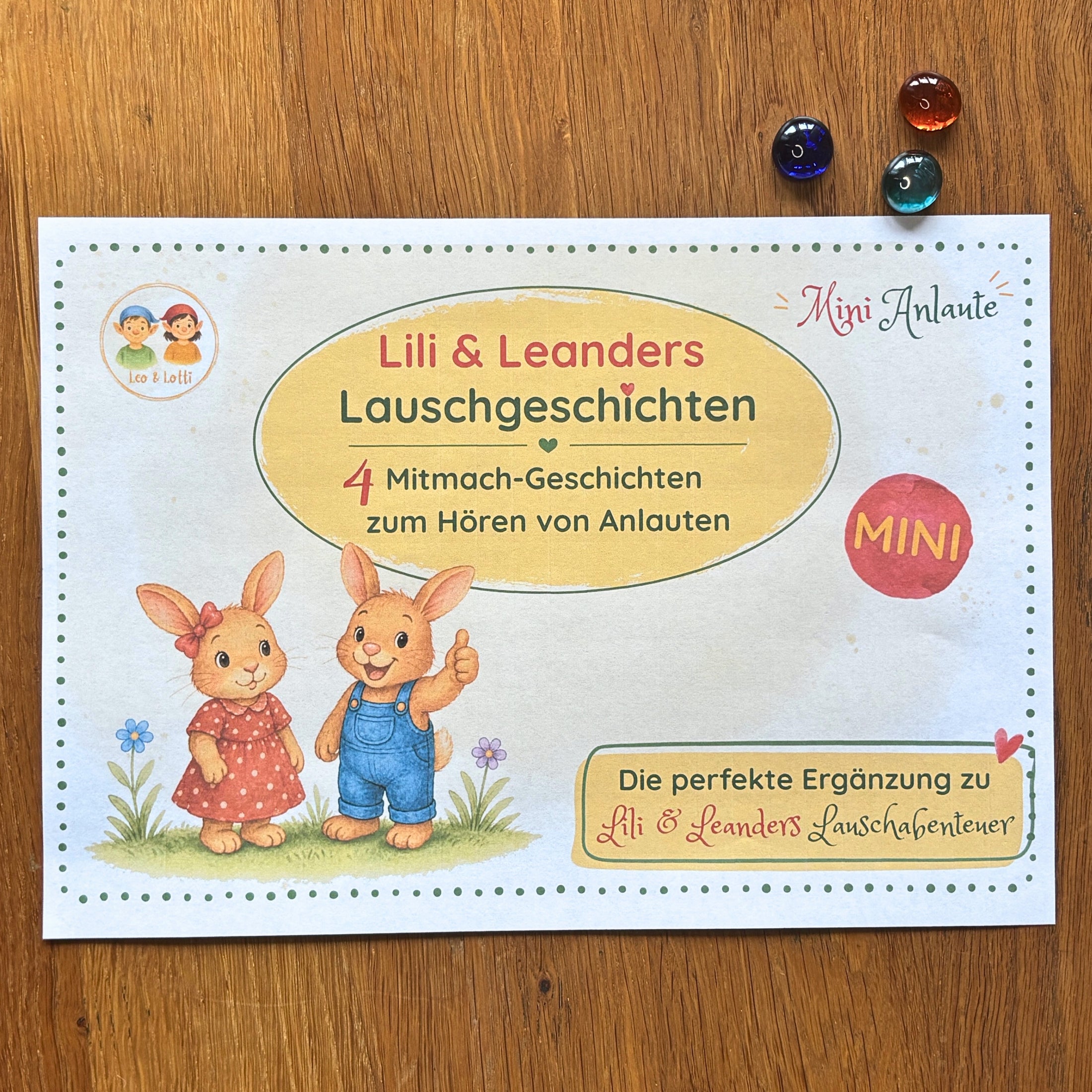 Lili & Leanders MINI Geschichtenbüchlein zu den Anlauten