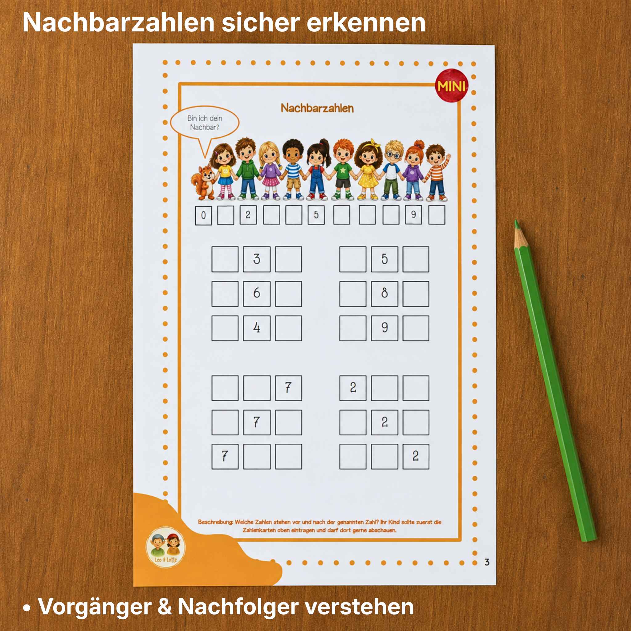 Karl Kniffls MINI 2 • Zahlen kennenlernen